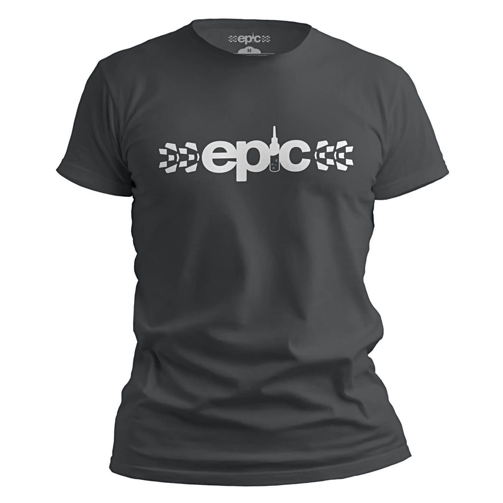 Epic Bleed Solutions Core Logo T-Shirt - Charcoal/White