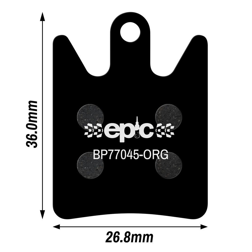 Epic Hope Moto V2 Disc Brake Pads Dimensions Size mm