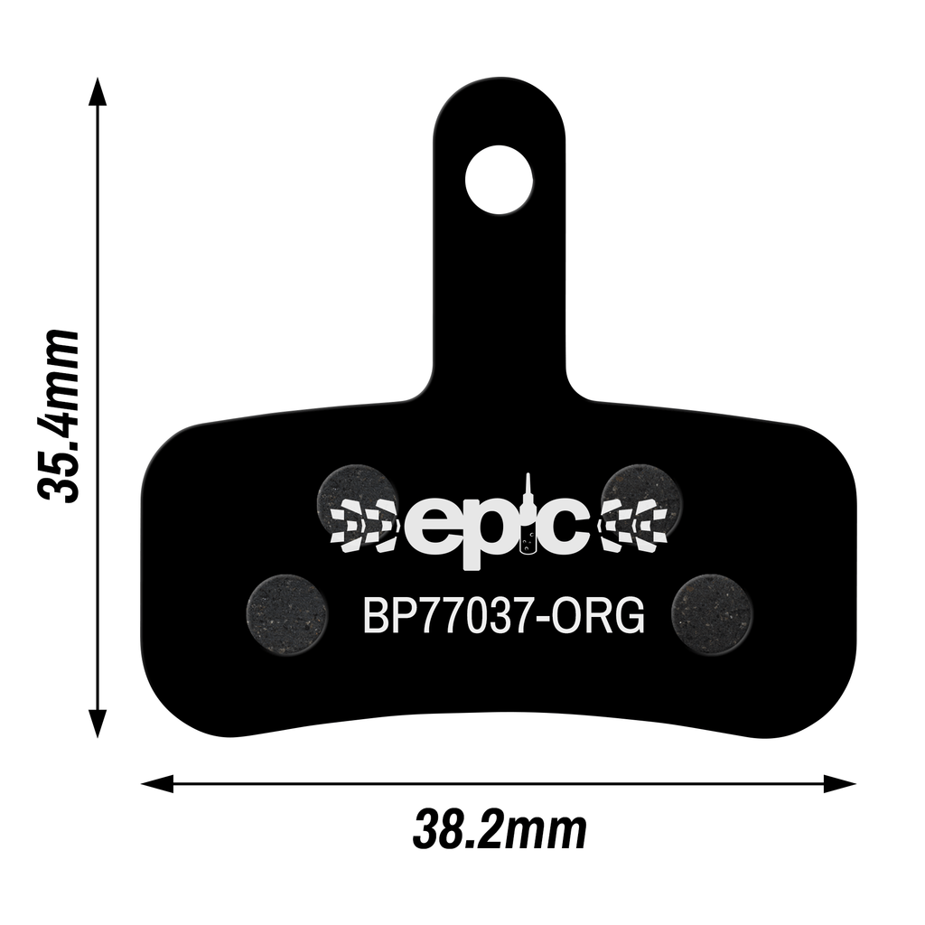 Epic Tektro Dorado E-Bike HD-E710 Disc Brake Pads Dimensions Size mm