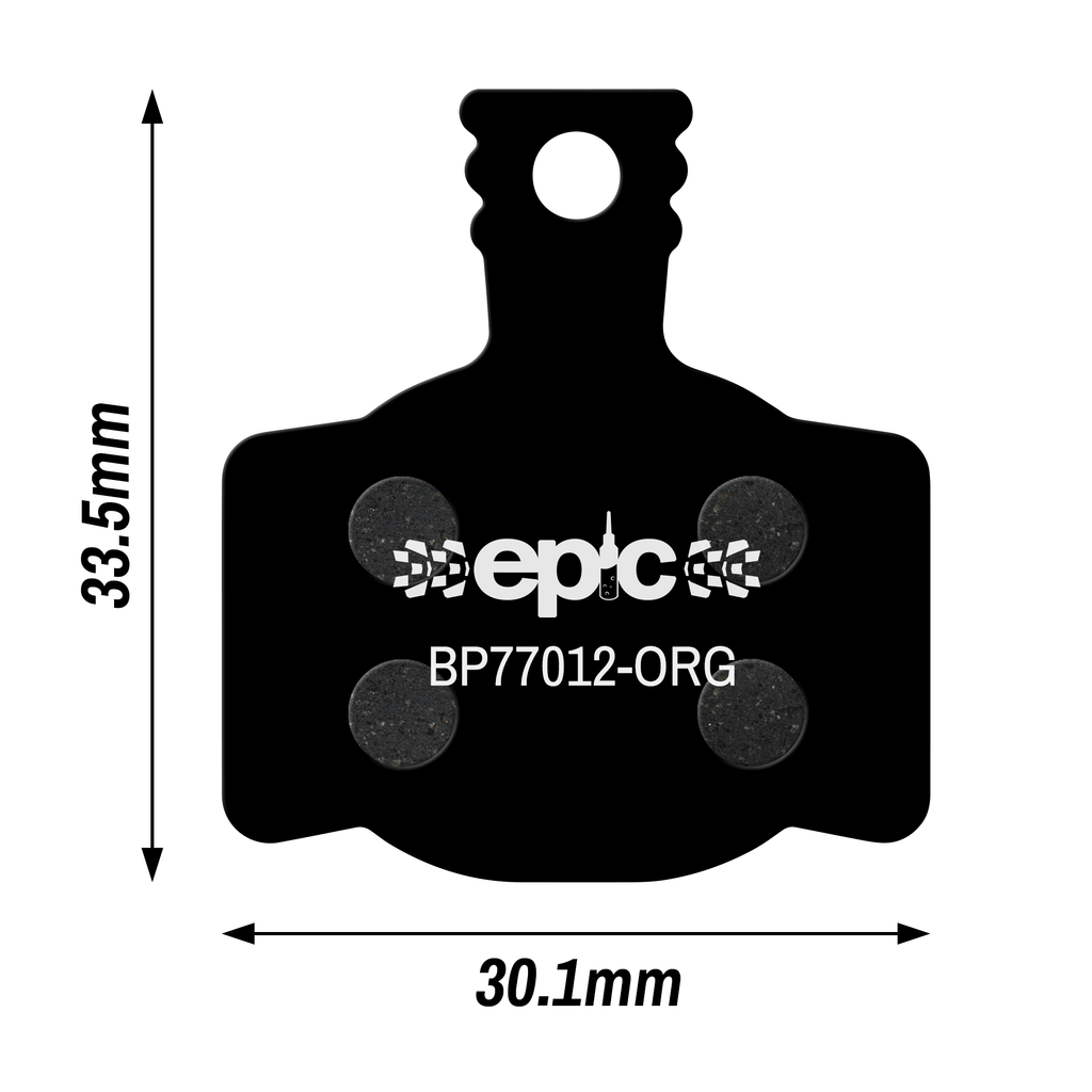 Epic Magura CT4 / MT2 / MT4 / MT6 / MT8 Disc Brake Pads Dimensions Sizes mm