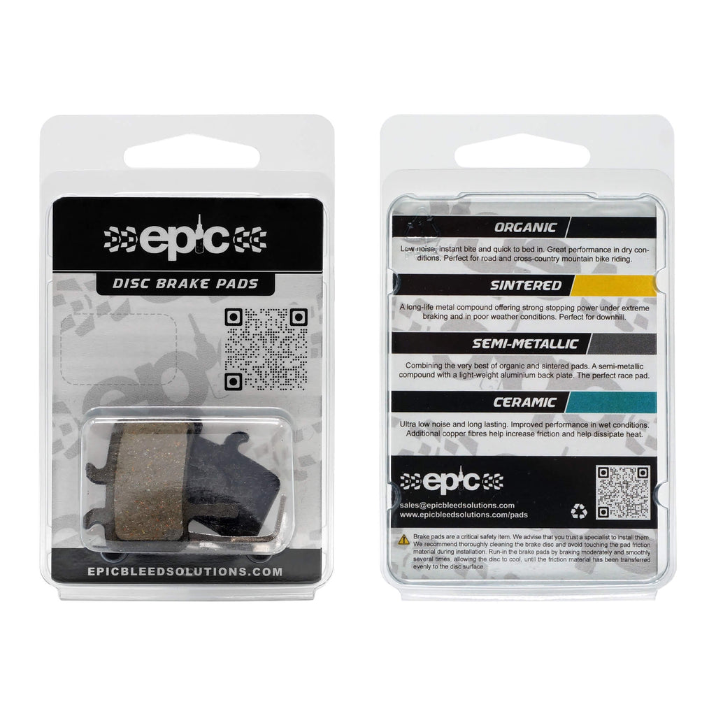 Epic Clarks CMD-15 Disc Brake Pads Retail Packaging