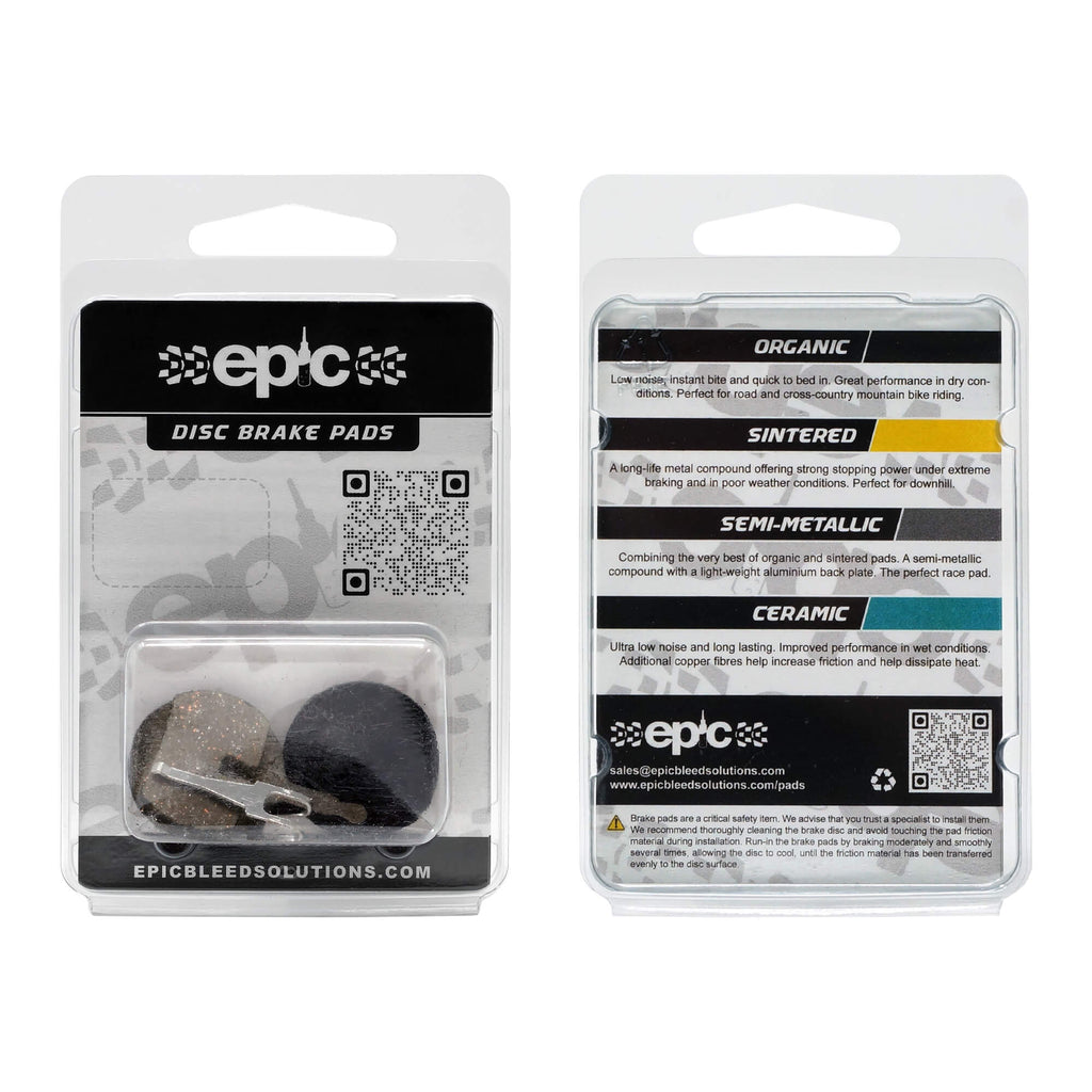 Epic Avid BB5 Disc Brake Pads Packaging