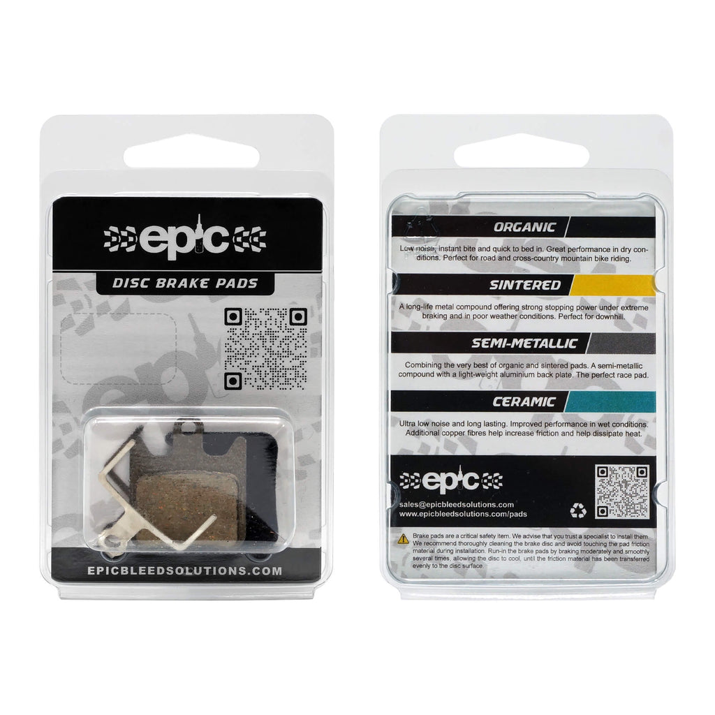 Epic Hope Tech 3 X2 / Tech 4 X2 / XCR Pro Disc Brake Pads Packaging
