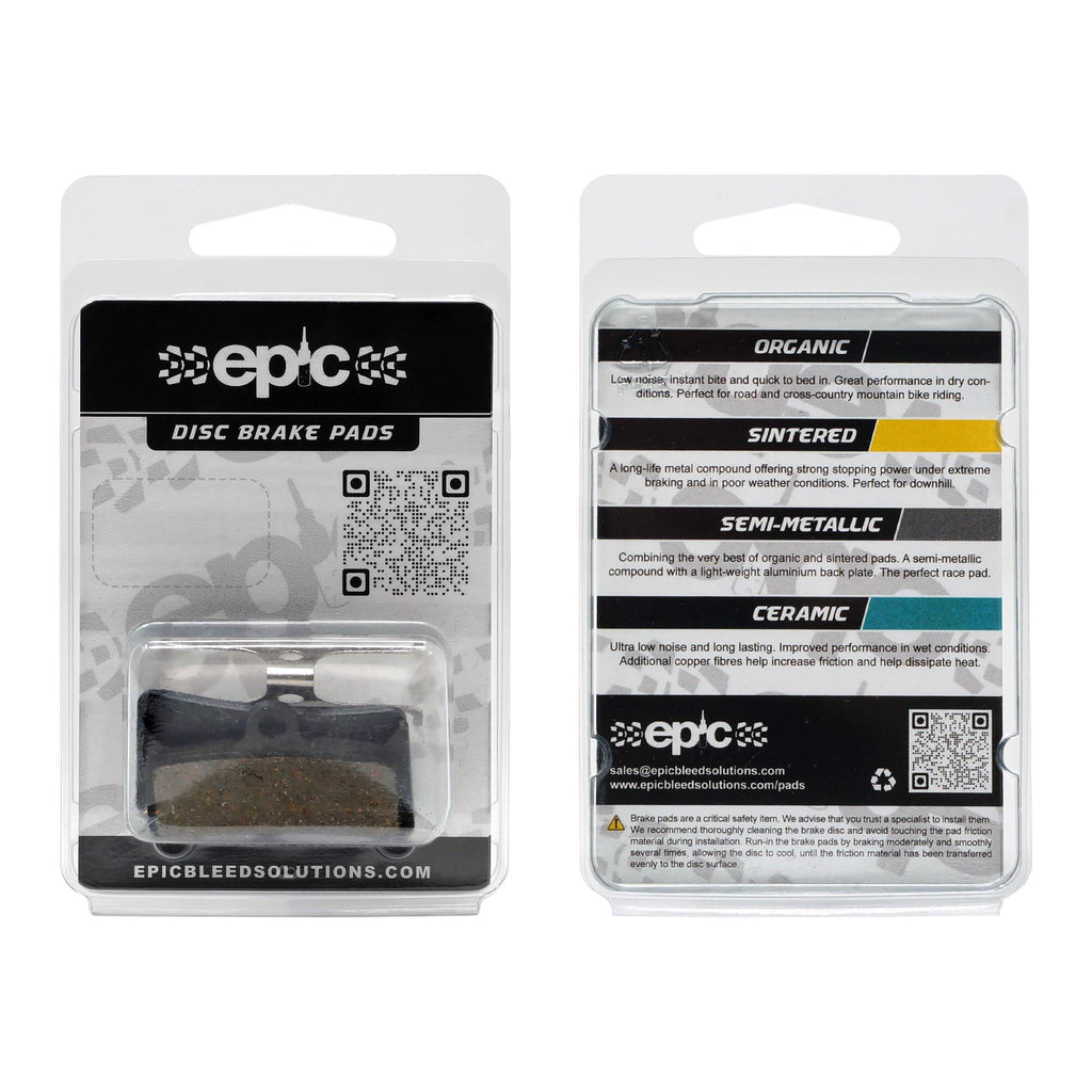 Epic Hope Tech 3 V4 / Tech 4 V4 Disc Brake Pads Packaging