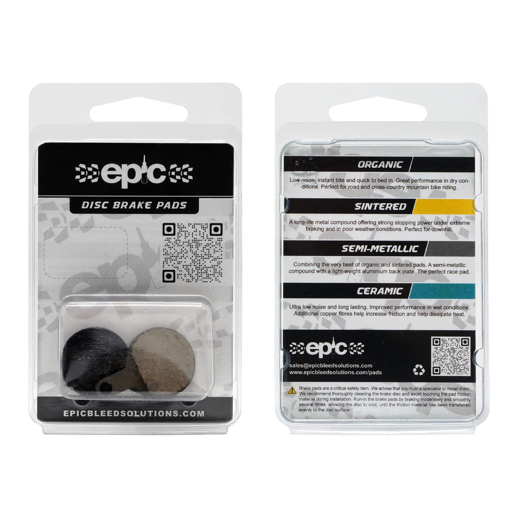 Epic Tektro Novela / IOX / MD-M311 Disc Brake Pads Packaging