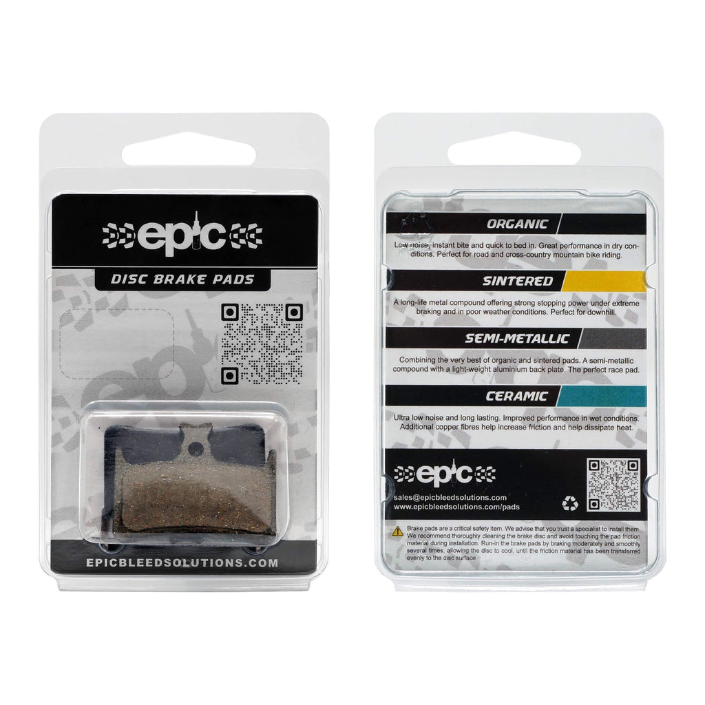 Epic Hope RX4+ (Shimano) 37mm Disc Brake Pads Packaging
