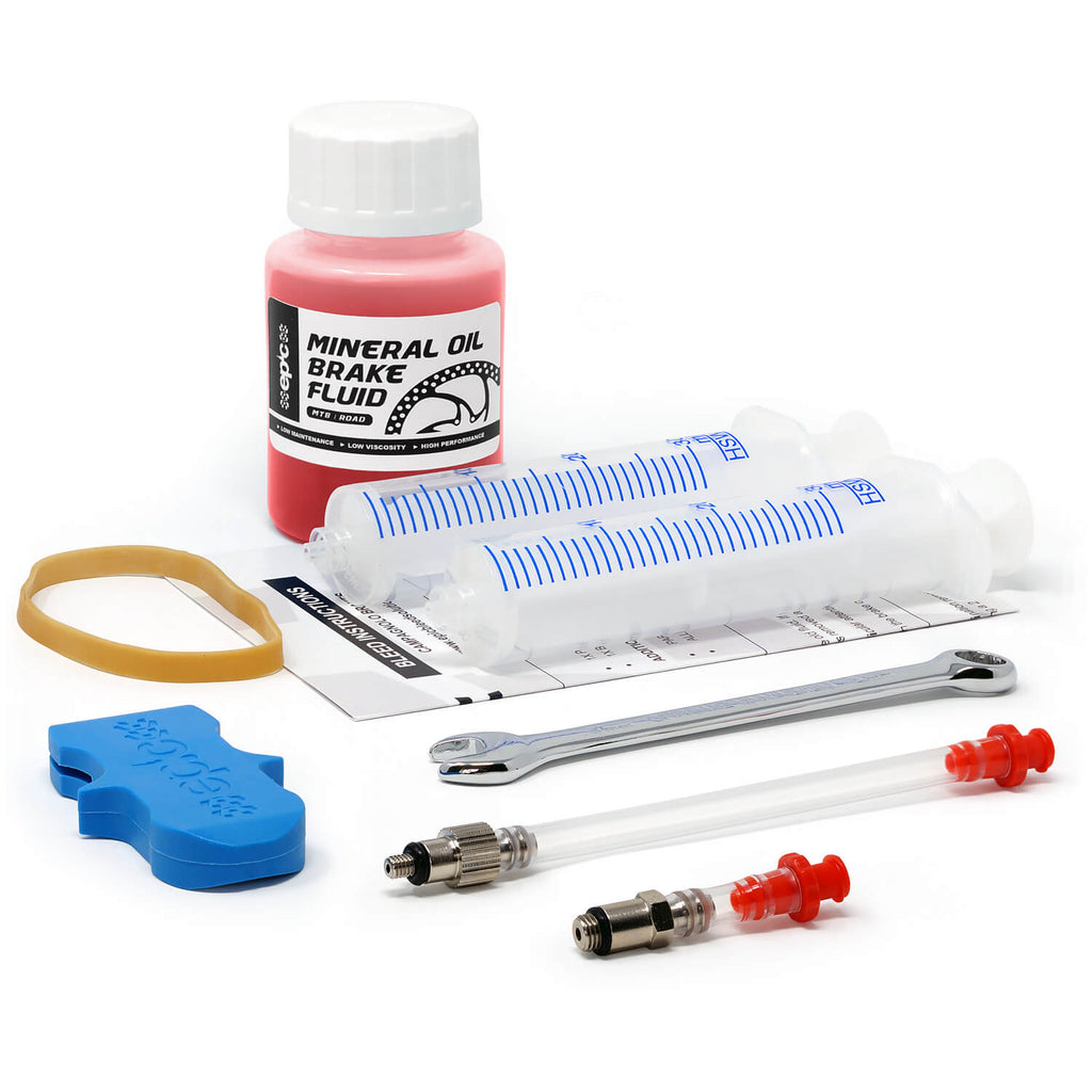 campagnolo brake bleed kit and mineral oil brake fluid