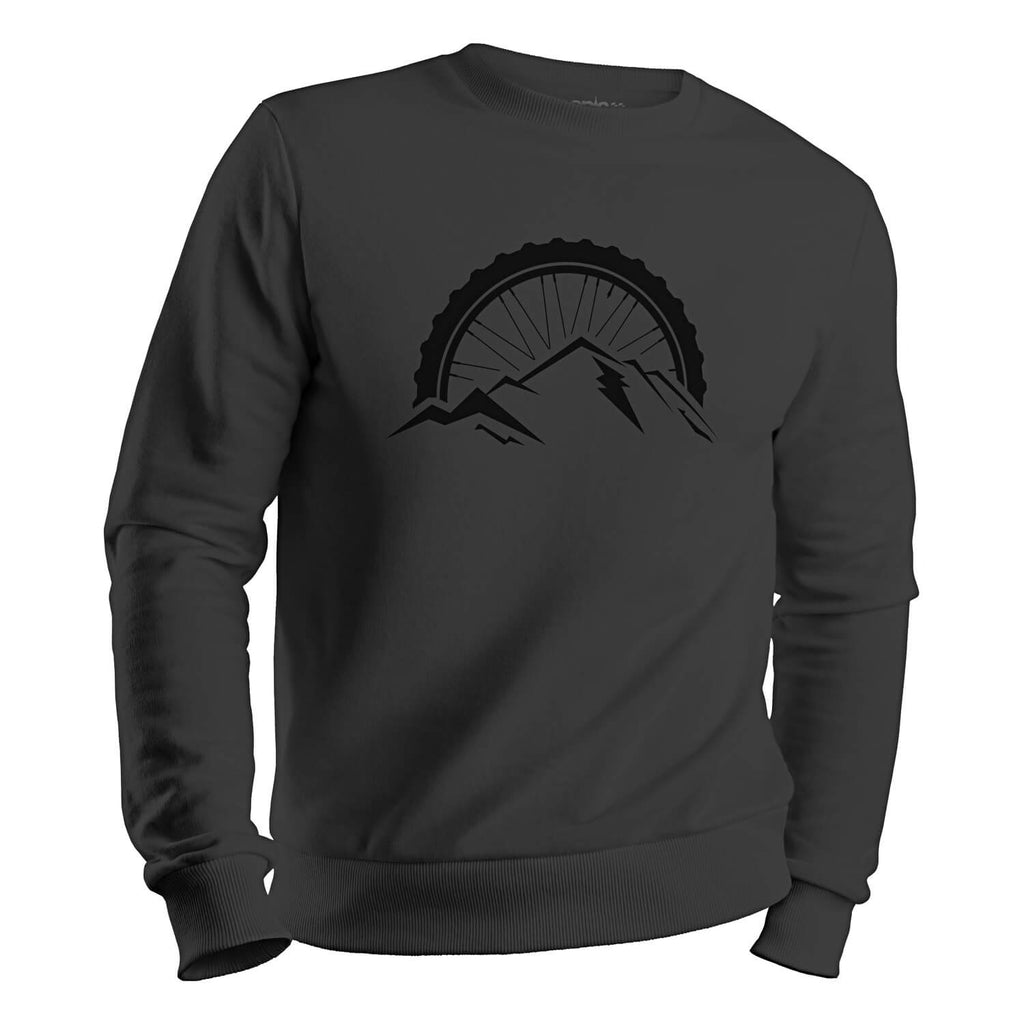 Epic Alpine Rider MTB Sweatshirt cycling jumper steel grey black