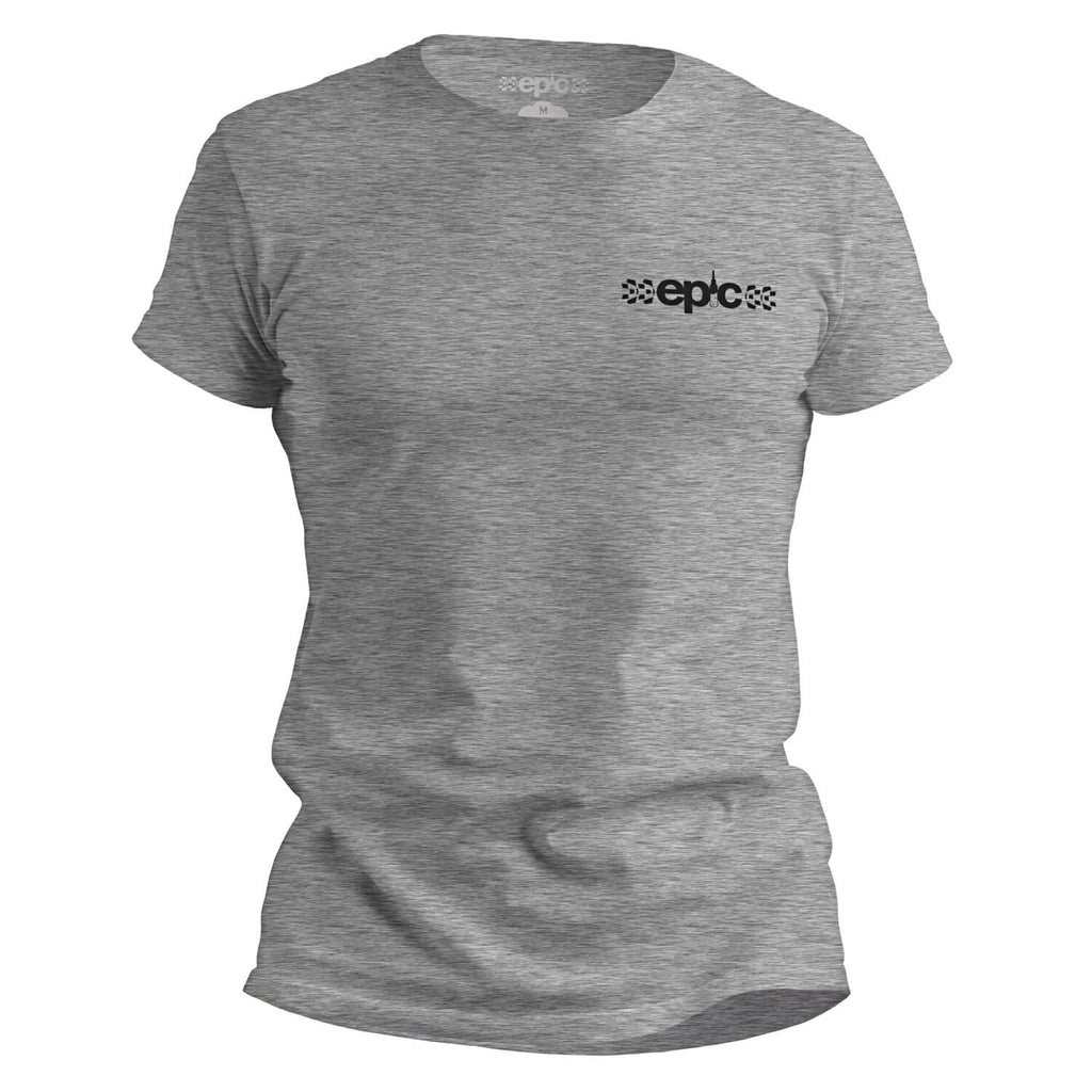 Epic Bleed Solutions Classic Logo T-Shirt - Graphite Heather Grey