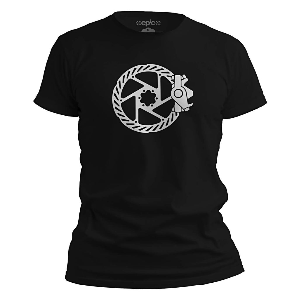 Epic Disc Brake Revolution Cycling T-Shirt - Black