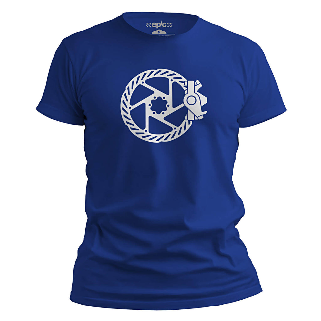 Epic Disc Brake Revolution Cycling T-Shirt - Sport Royal Blue