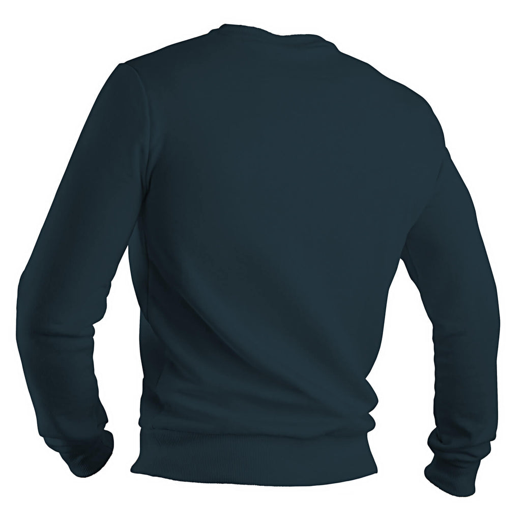 airforce blue sweatshirt jumper rear view back