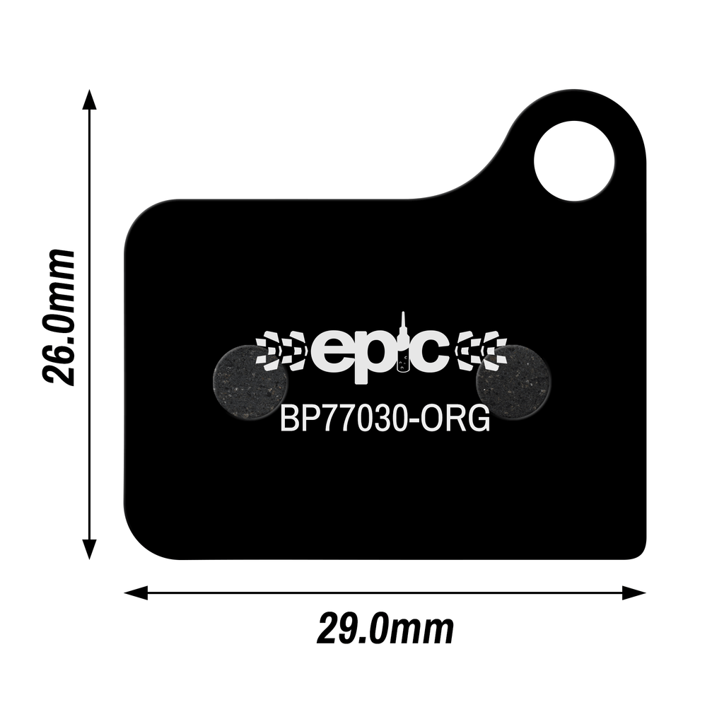 Epic Shimano Nexave C-910 / Deore BR-M555 / BR-M556 Disc Brake Pads Dimensions Size mm