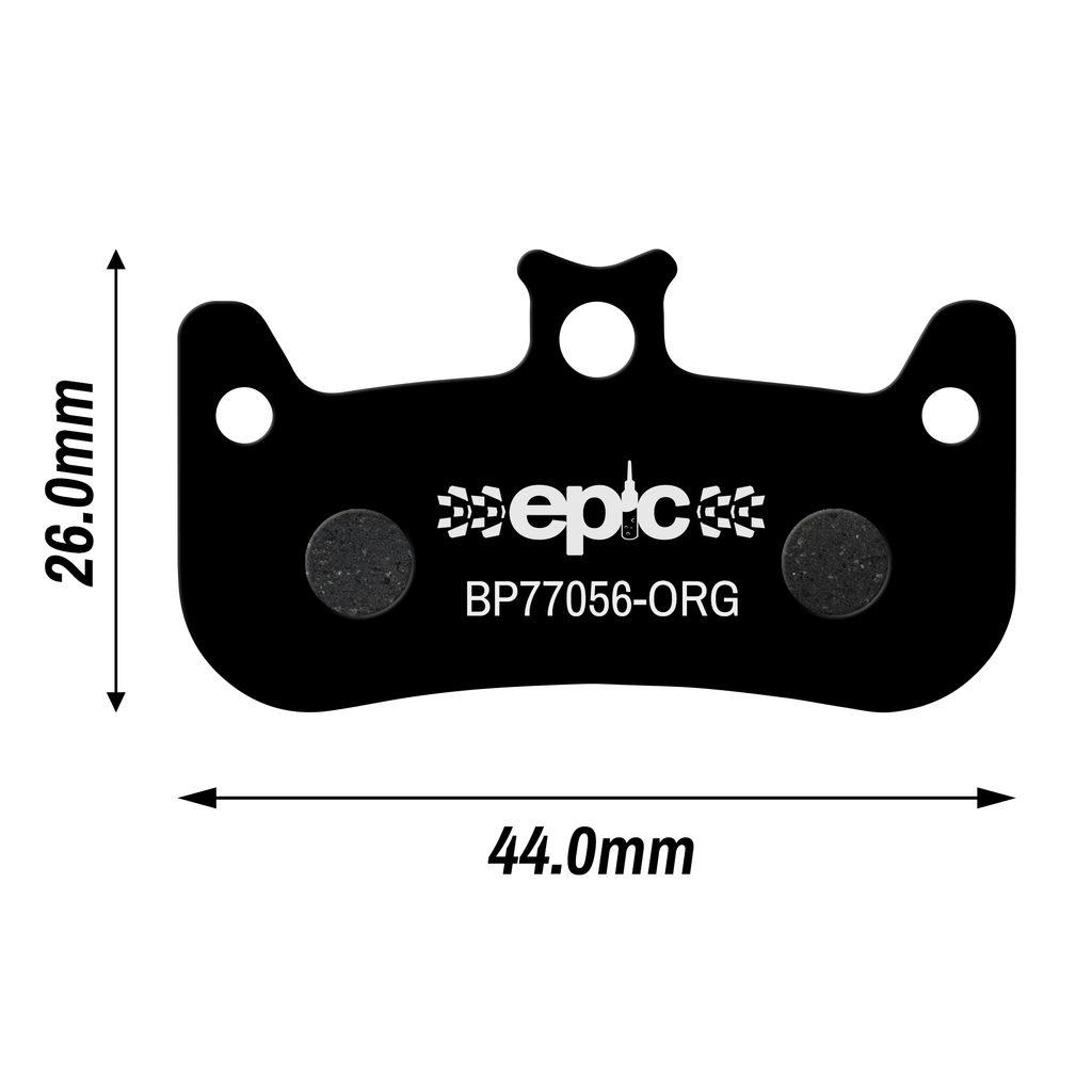 Epic Formula Cura 4 Disc Brake Pads Dimensions Size mm