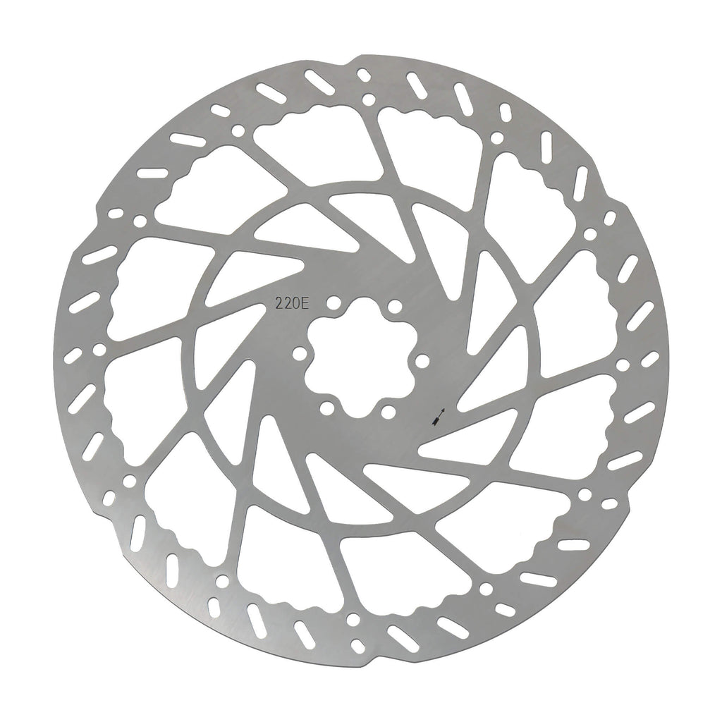 Epic Volt E-Bike 220mm Disc Brake Rotor - 6-Bolt Stainless Steel MTB E-Bike ebike