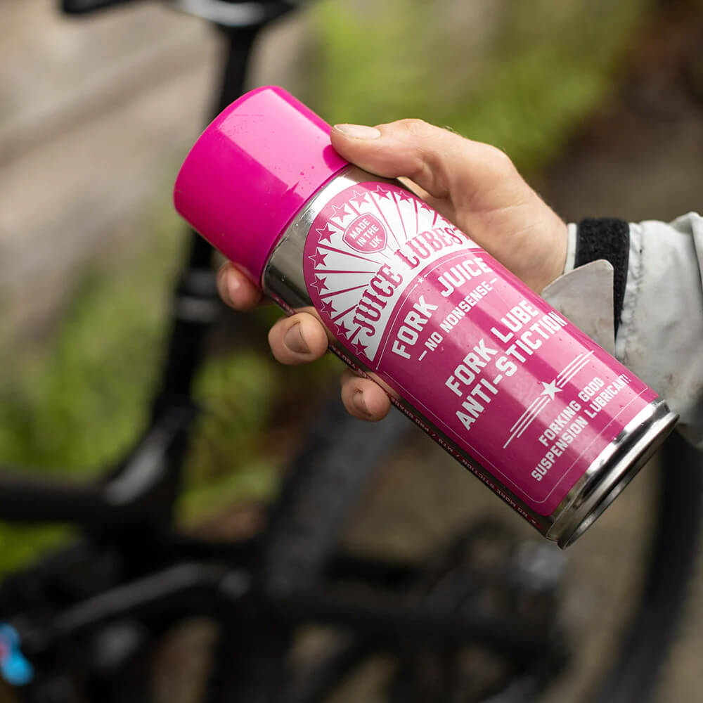 Juice Lubes Fork Juice Suspension Lubricant Spray - 400ml Epic Bleed Solutions Juice Lubes Fork Juice Suspension Lubricant Spray - 400ml Epic Bleed Solutions
