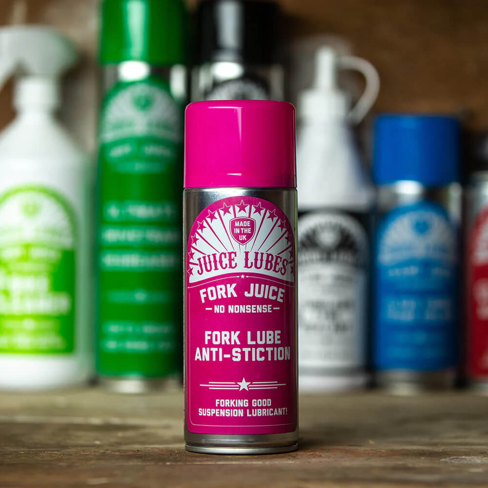 Juice Lubes Fork Juice Suspension Lubricant Spray - 400ml Epic Bleed Solutions Juice Lubes Fork Juice Suspension Lubricant Spray - 400ml Epic Bleed Solutions