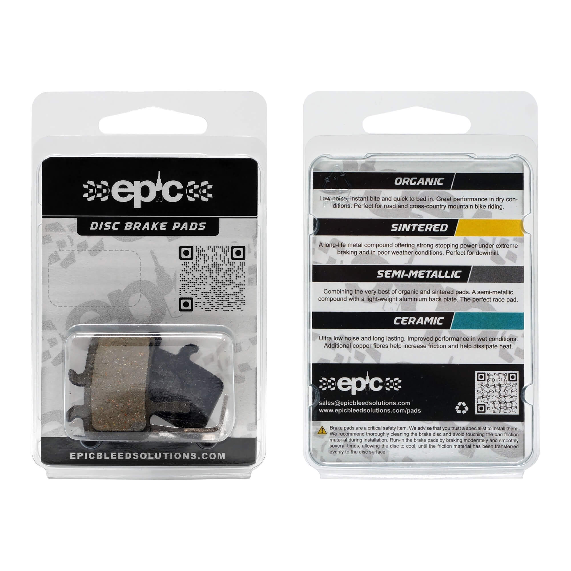 Pastiglie Freno A Disco Semi Metalliche Nt-bp002/SM Per Bici - Compatibili Con Promax Q3, DSK-905, DSK-907, DSK-908, DSK-918, Hornet E Capsula, Potenza E Silenziosità