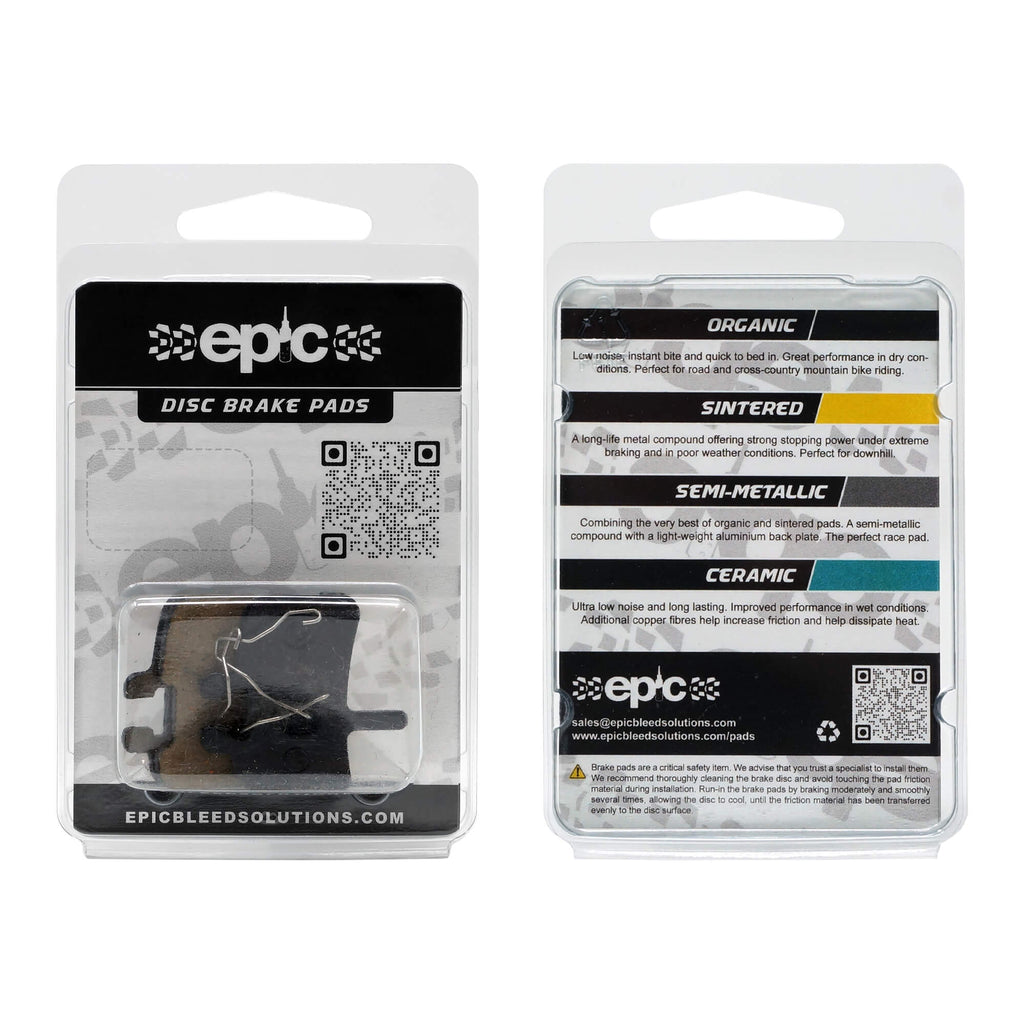 Epic Hayes Nine / HFX-9 / HFX-Mag / MX-1 Disc Brake Pads Packaging