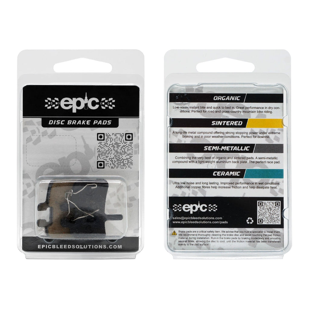 Epic Promax Hidraulic / Mecanic Disc Brake Pads Retail Packaging