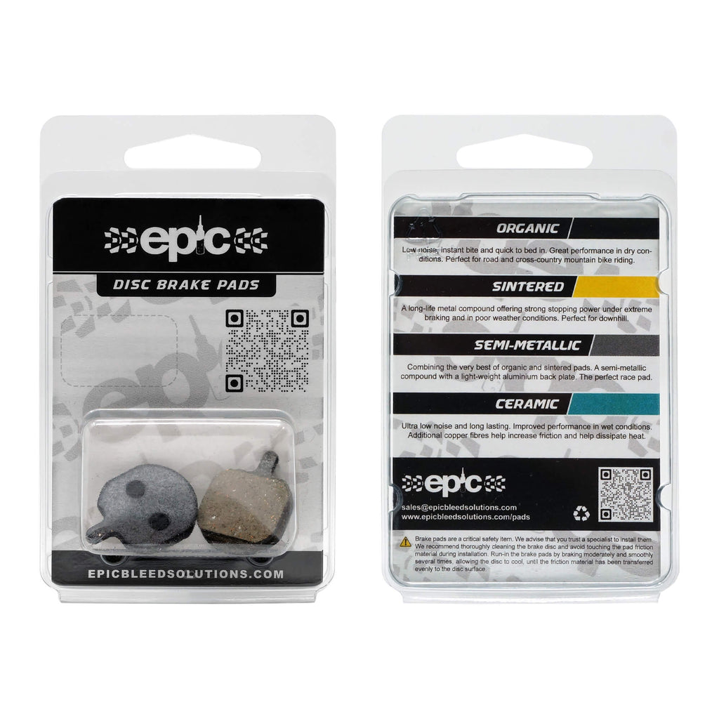 Epic Quad QHD-7 Nano / Nano Lite / QHD-SP Disc Brake Pads Packaging