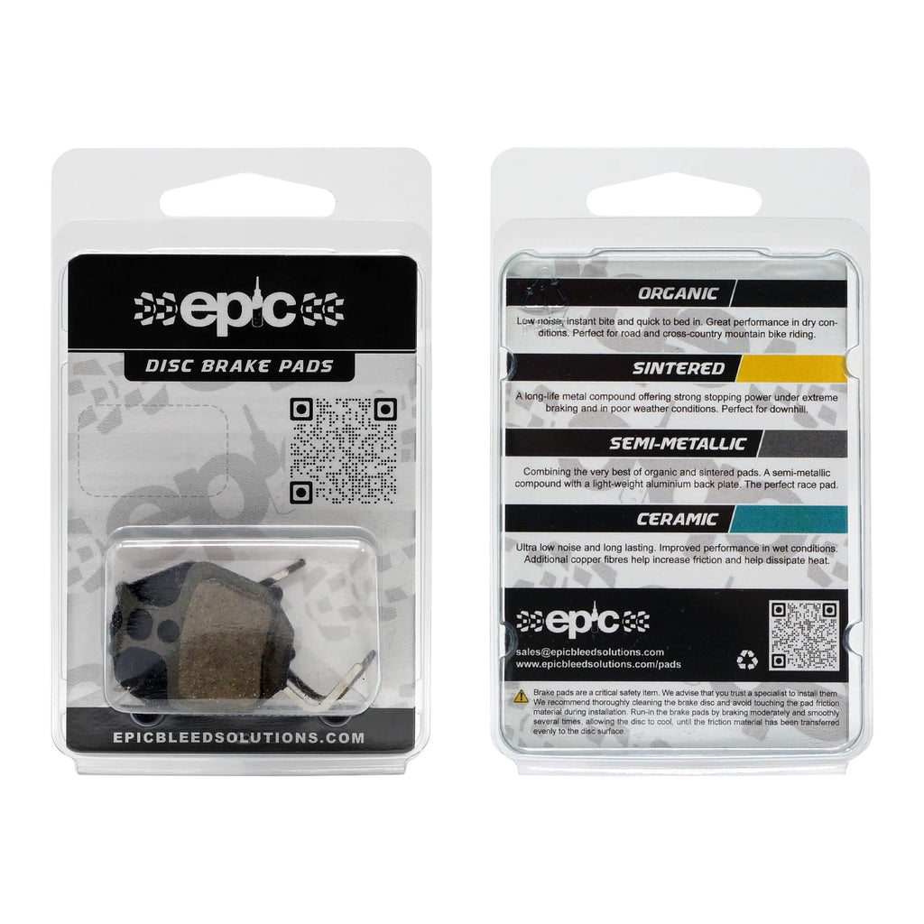 Epic Formula ORO / K18 / K24 / Puro / Bianco Disc Brake Pads Packaging