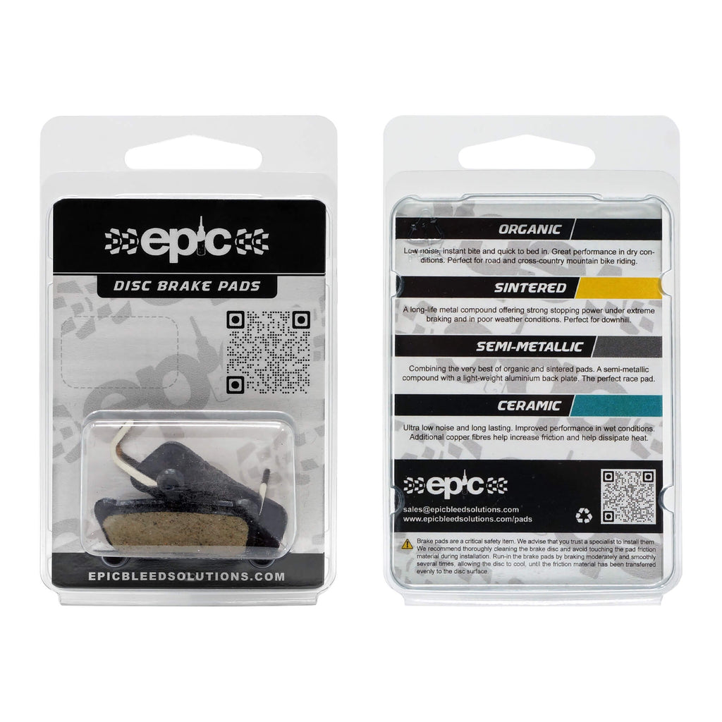 Epic Avid Elixir Trail / X0 Trail Disc Brake Pads Packaging