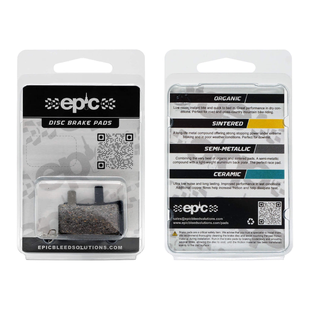 Epic Hayes Stroker Trail / Carbon / Gram Disc Brake Pads Packaging
