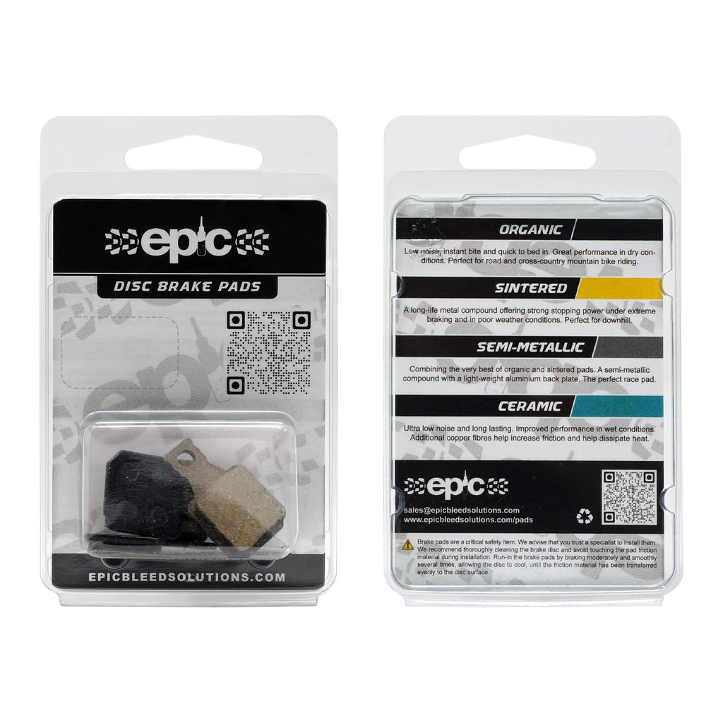 Epic Magura CT5 / MT5 / MT7 / MT Trail (Front) Disc Brake Pads Packaging