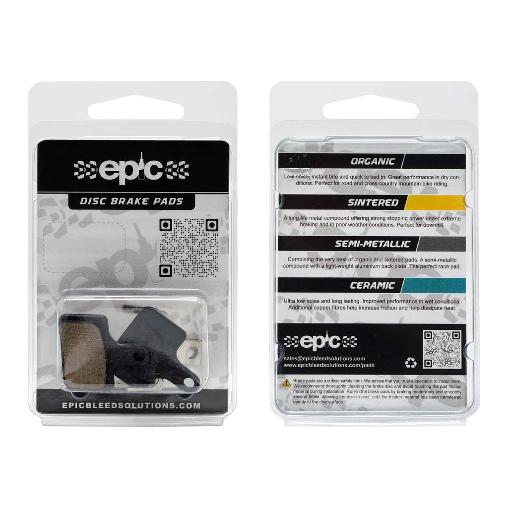 Epic Shimano 105 R7020 / Ultegra R8020 Disc Brake Pads Packaging
