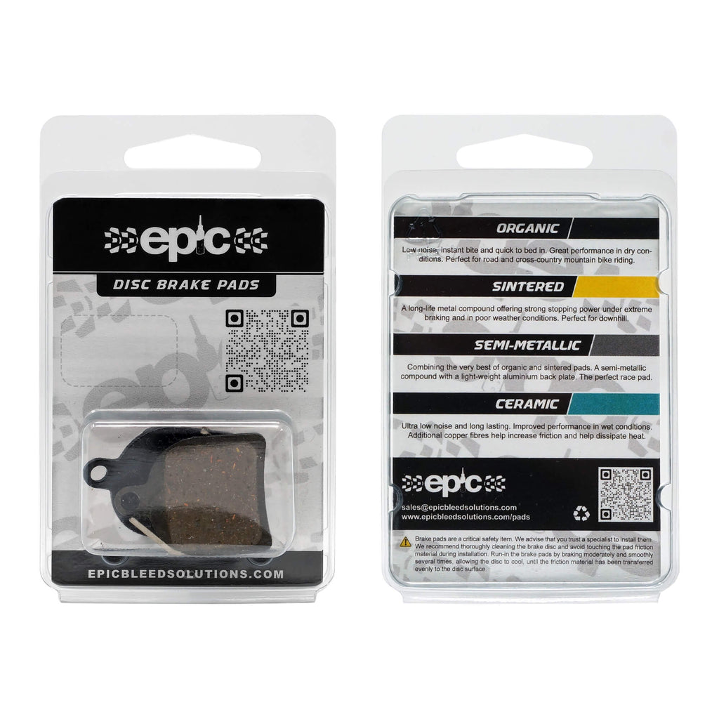 Epic Hope Mono Trial / Tech 3 Trial / Trial Zone Disc Brake Pads Packaging