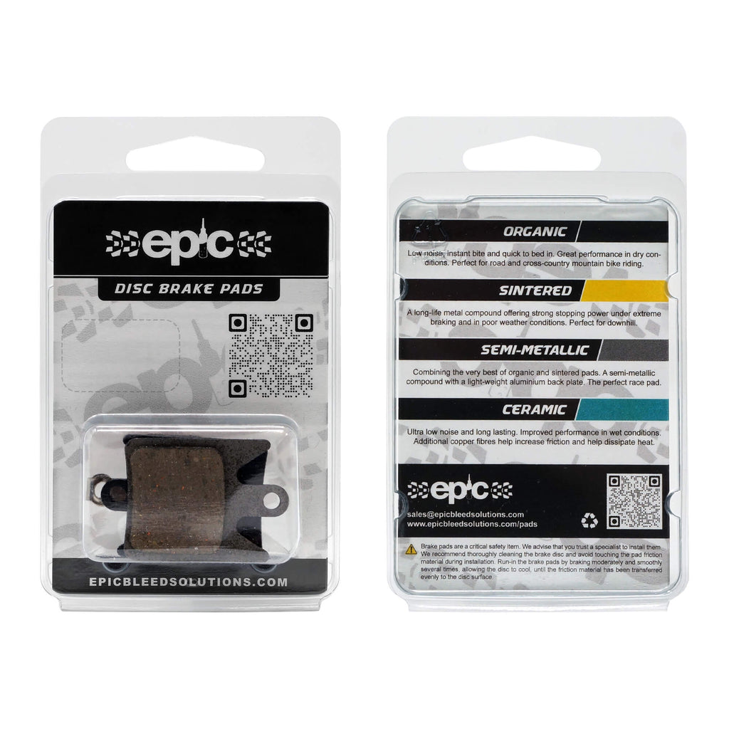 Epic Hope Moto V2 Disc Brake Pads Packaging