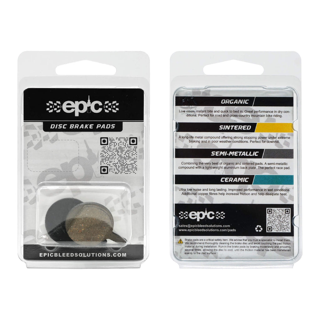 Epic Promax DSK-200,320,400,650,700 / XNINE Disc Brake Pads Packaging
