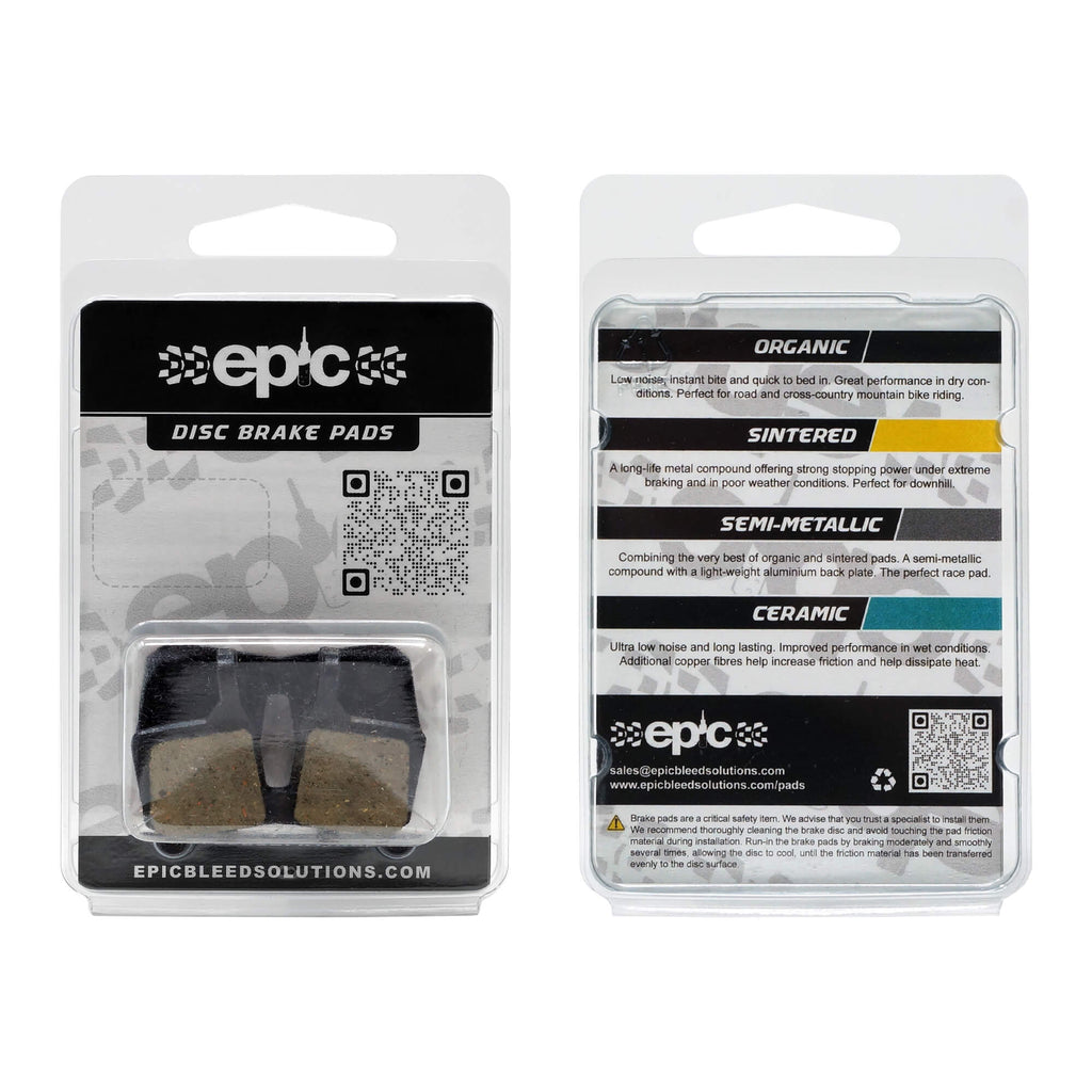 Epic Magura CT5 / MT5 / MT7 / MT Trail / Thirty Disc Brake Pads 4-piston  Packaging
