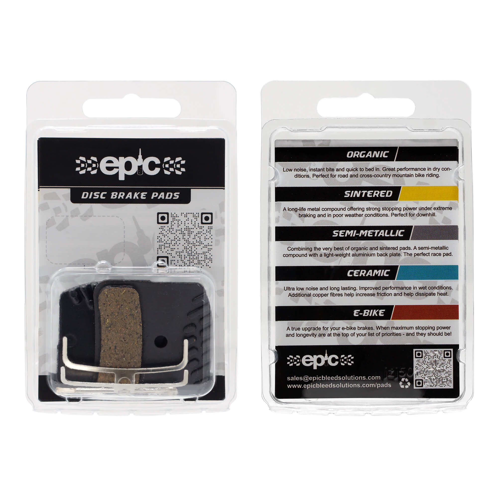 Epic Shimano Saint XT XTR Zee Finned Disc Brake Pads – Epic