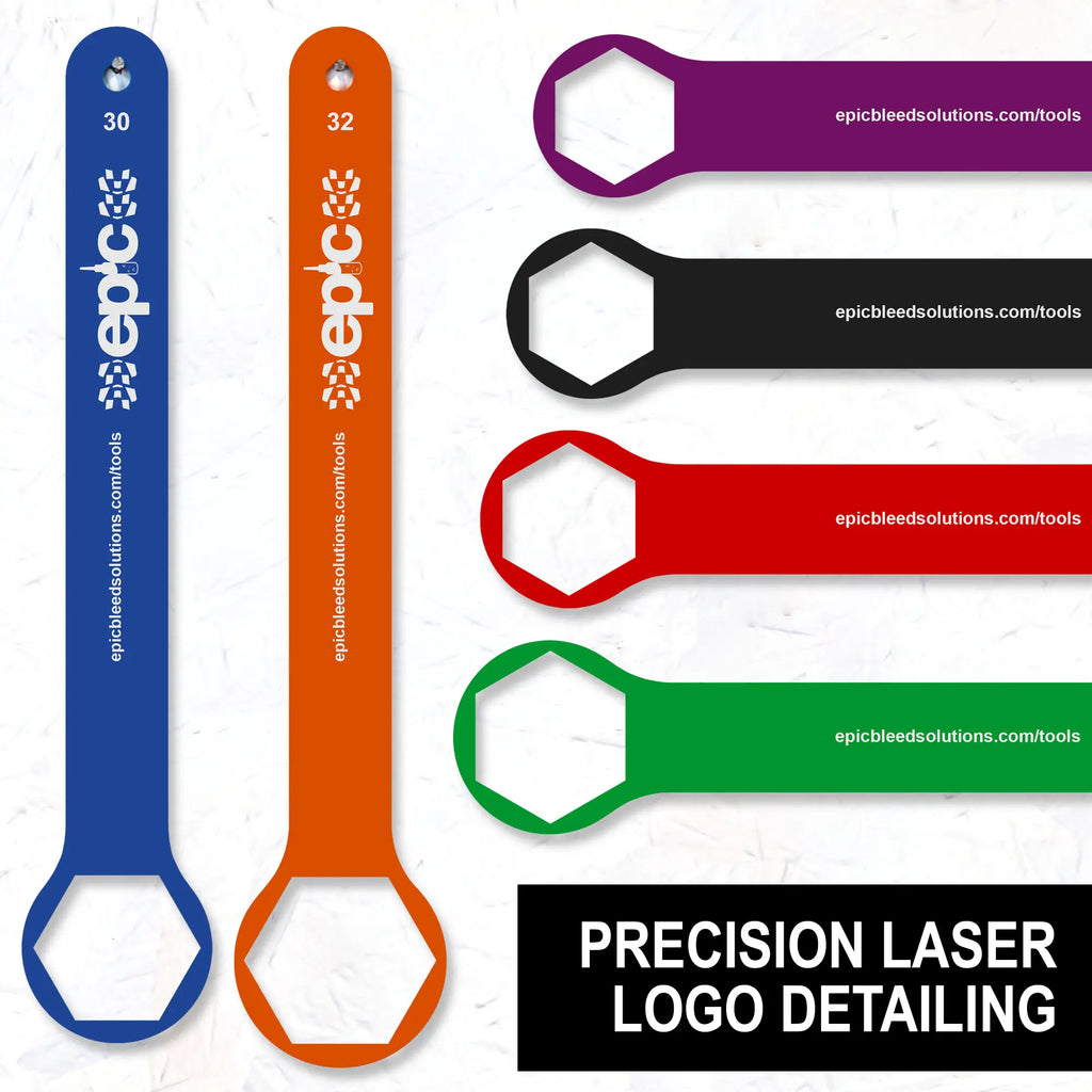 Flat Top Cap Socket Spanner - Fox & RockShox Forks - Epic Bleed Solutions