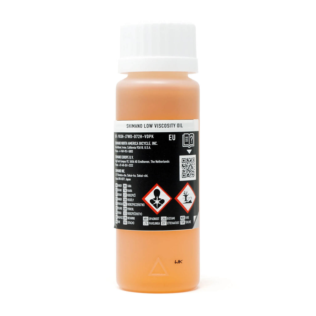 Shimano Low Viscosity Mineral Oil (SM-LVOIL) 100ml Back