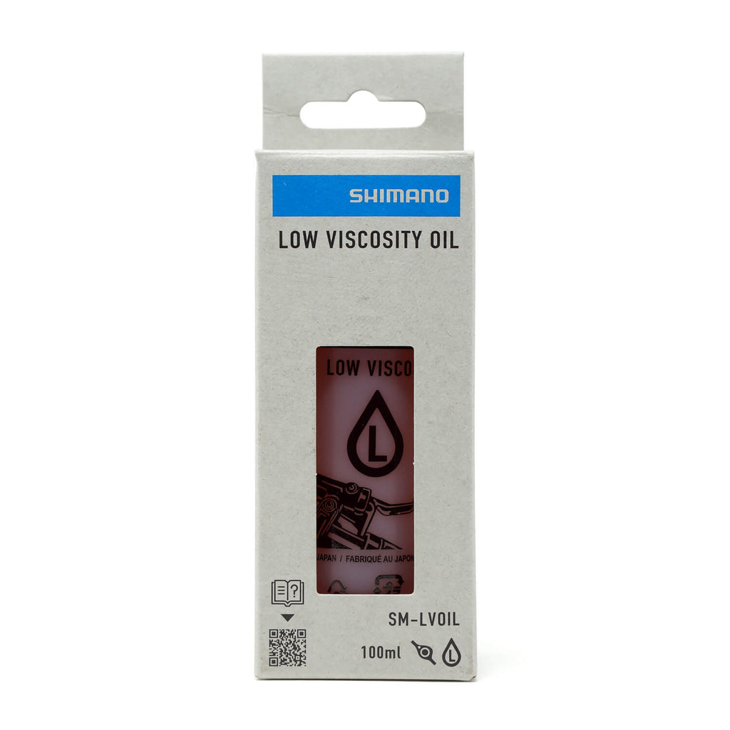 Shimano Low Viscosity Mineral Oil (SM-LVOIL) 100ml Box Front