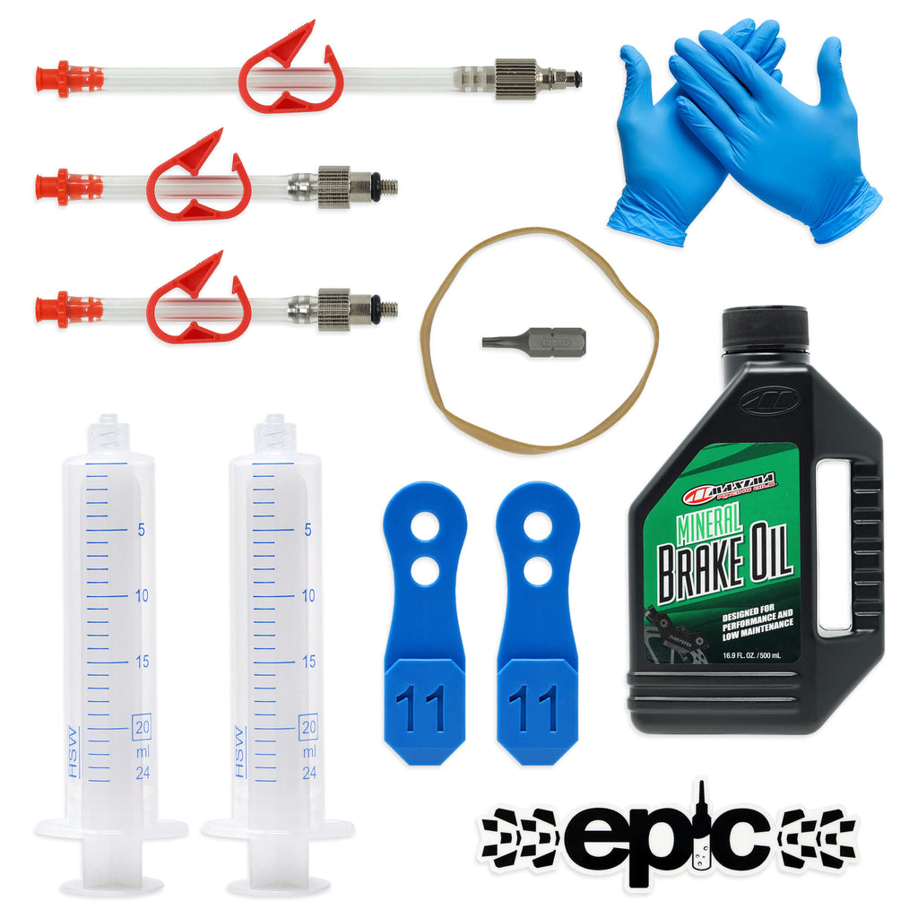 SRAM Maven Bleed Kit & 500ml Maxima Mineral Oil Brake Fluid - Epic Bleed Solutions