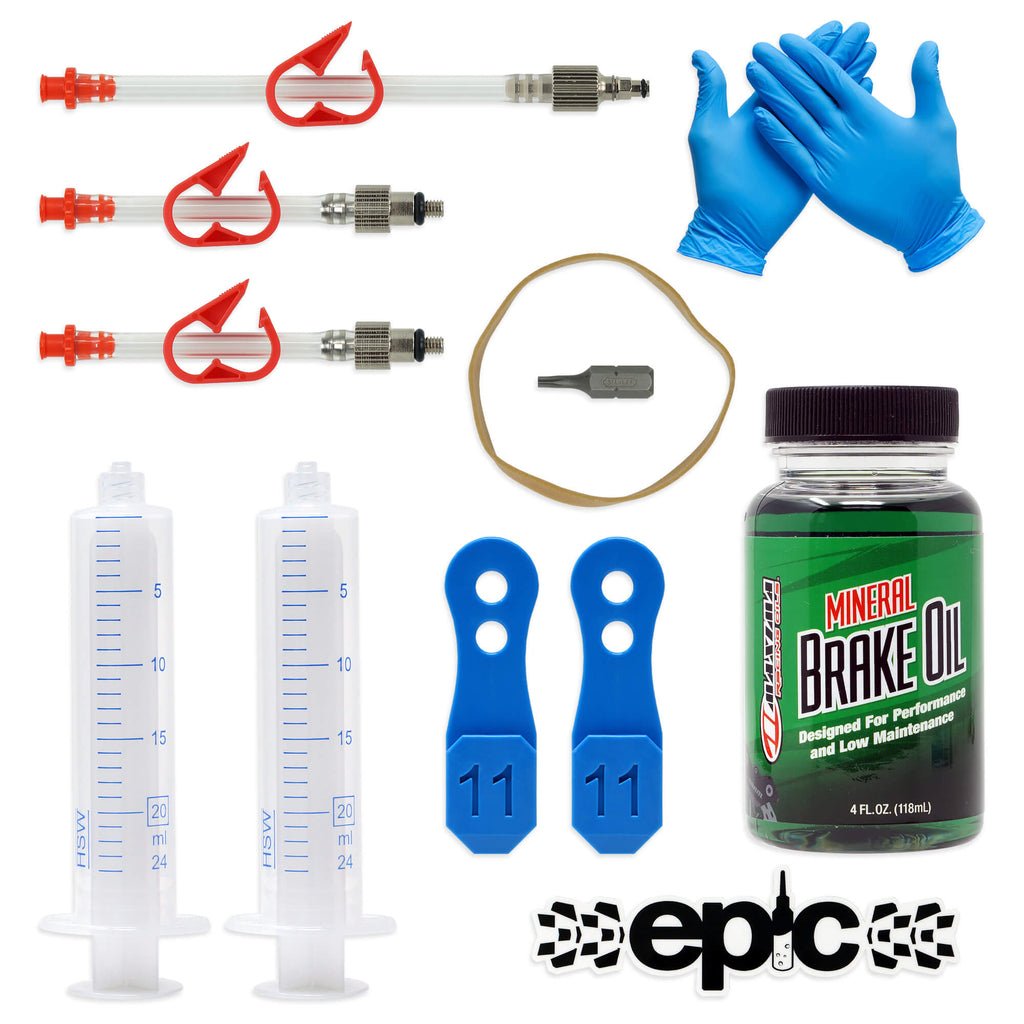 SRAM Maven Bleed Kit & Maxima Mineral Oil Brake Fluid - Epic Bleed Solutions