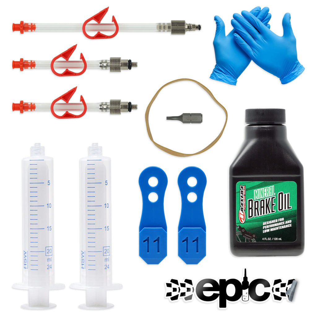 SRAM Maven Bleed Kit & Maxima Mineral Oil Brake Fluid - Epic Bleed Solutions