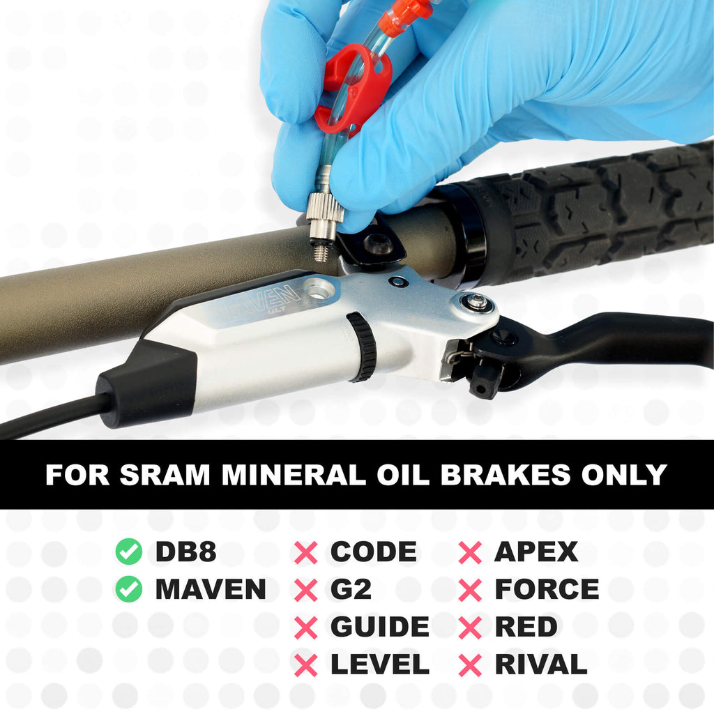 SRAM Maven Bleed Kit & Mineral Oil Brake Fluid - Epic Bleed Solutions