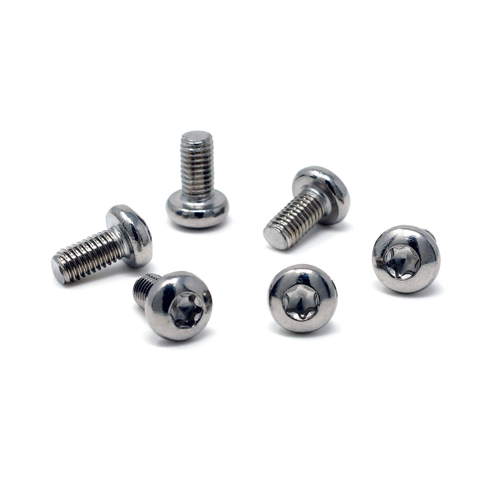 Epic Steel Disc Brake Rotor Bolts - Raw, Silver - Pack of 6