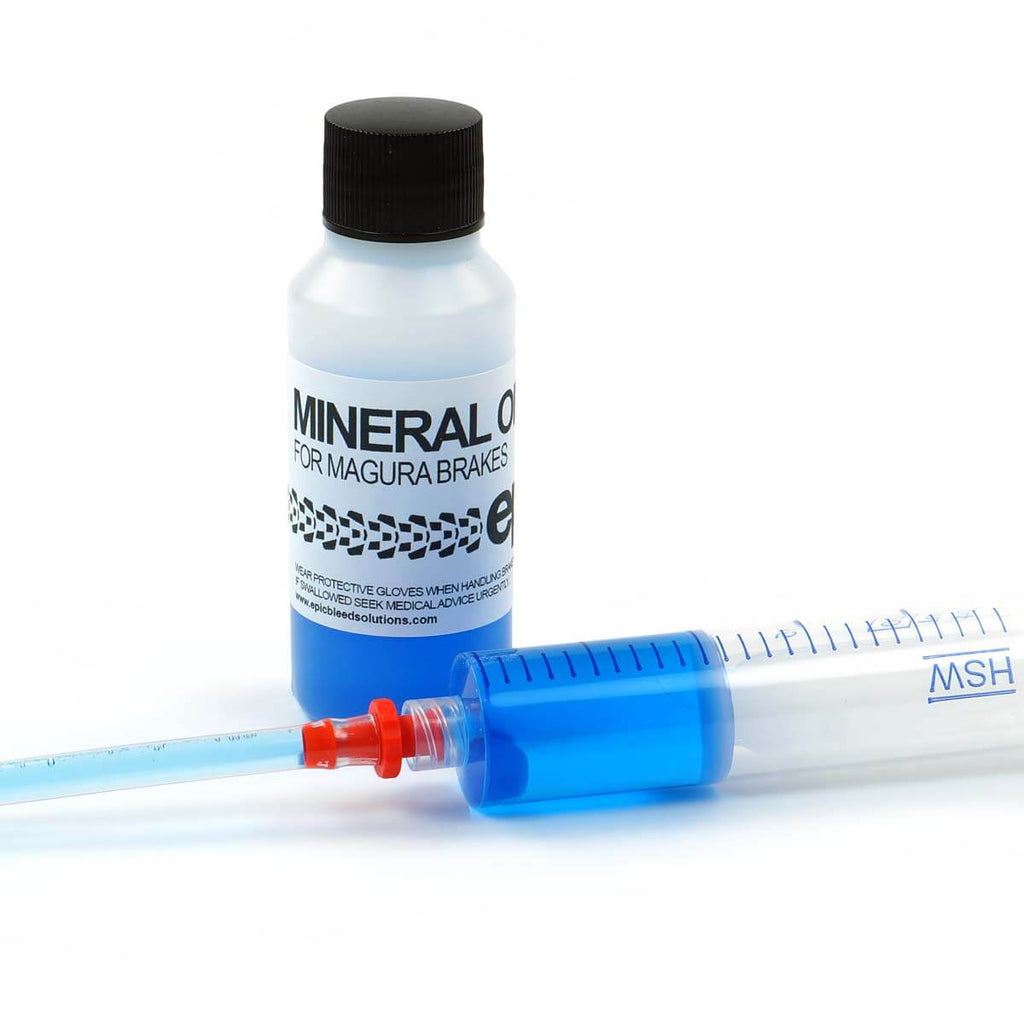 magura royal blood mineral oil brake fluid and bleed syringe