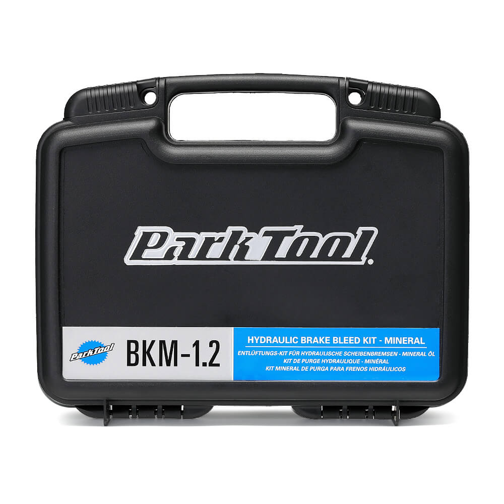 park tool bkm-1.2 hydraulic bleed kit for mineral oil storage box carry case