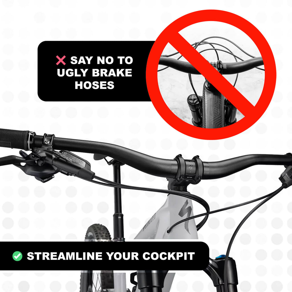 streamline your bike's cockpit say no to ugly brake hoses